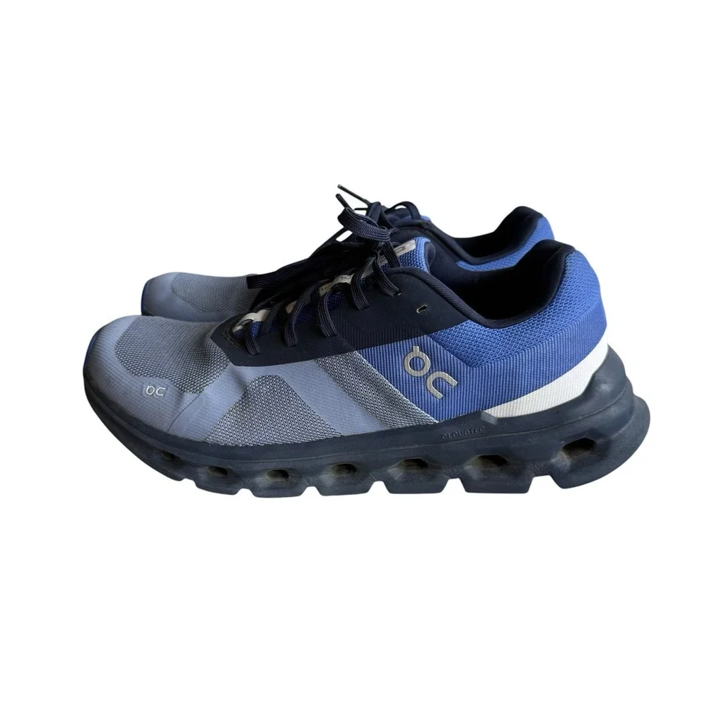 On Running Cloudrunner Shale Cobalt Blue Sneaker Shoe Size 8 style 46.98238